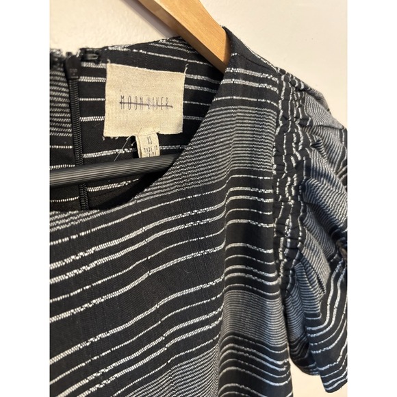 Anthropologie Moon River Women's Denmark Black White Striped Tunic Dress XS $128 - Picture 3 of 7